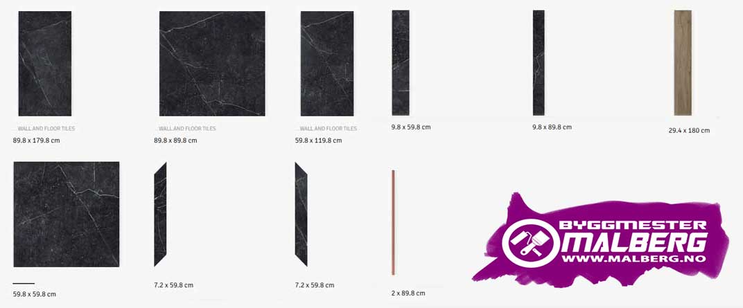 Ny fliser i Bergen - samlingen BARO 2019