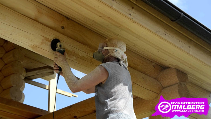 Tre slipping før maling i Bergen 2018